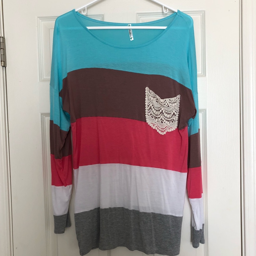 Color block tunic
